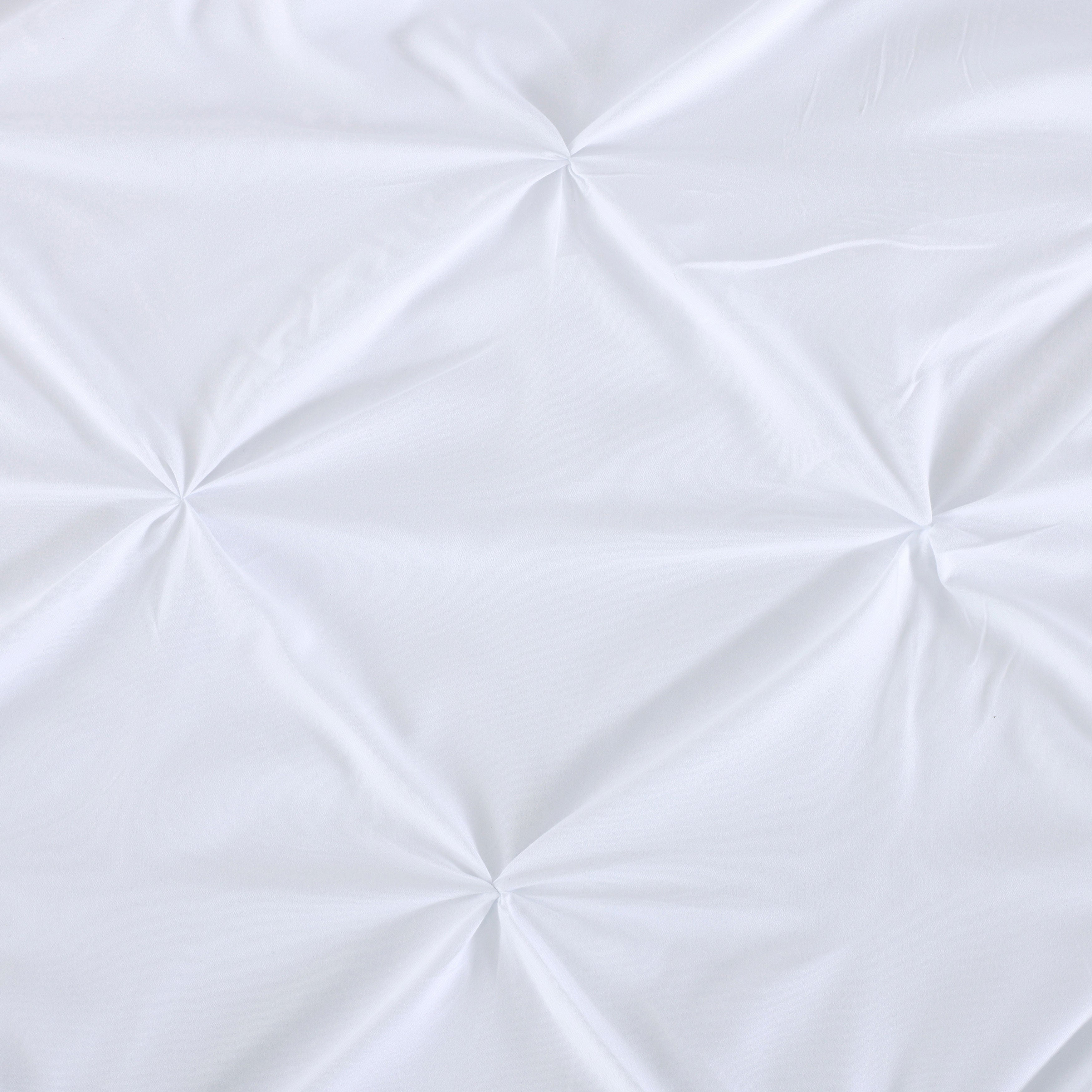 Pintuck Duvet Set (White)