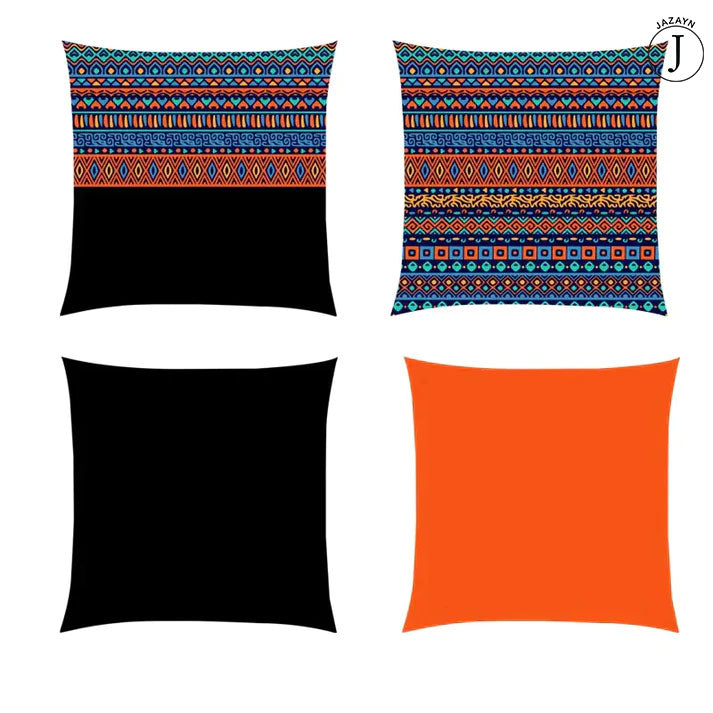 TRIBAL CUSHION COVERS (PACK OF 4)