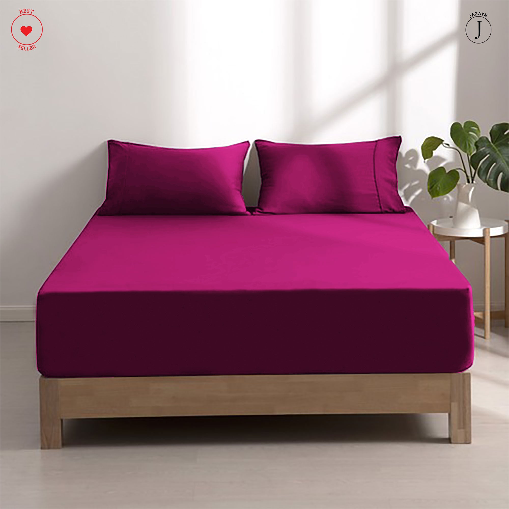 Purple Waterproof Mattress Protector Cover