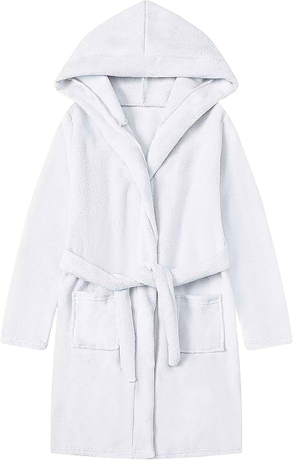 Kids Bathrobes| White color 100 % Combed cotton   400 GSM Terry