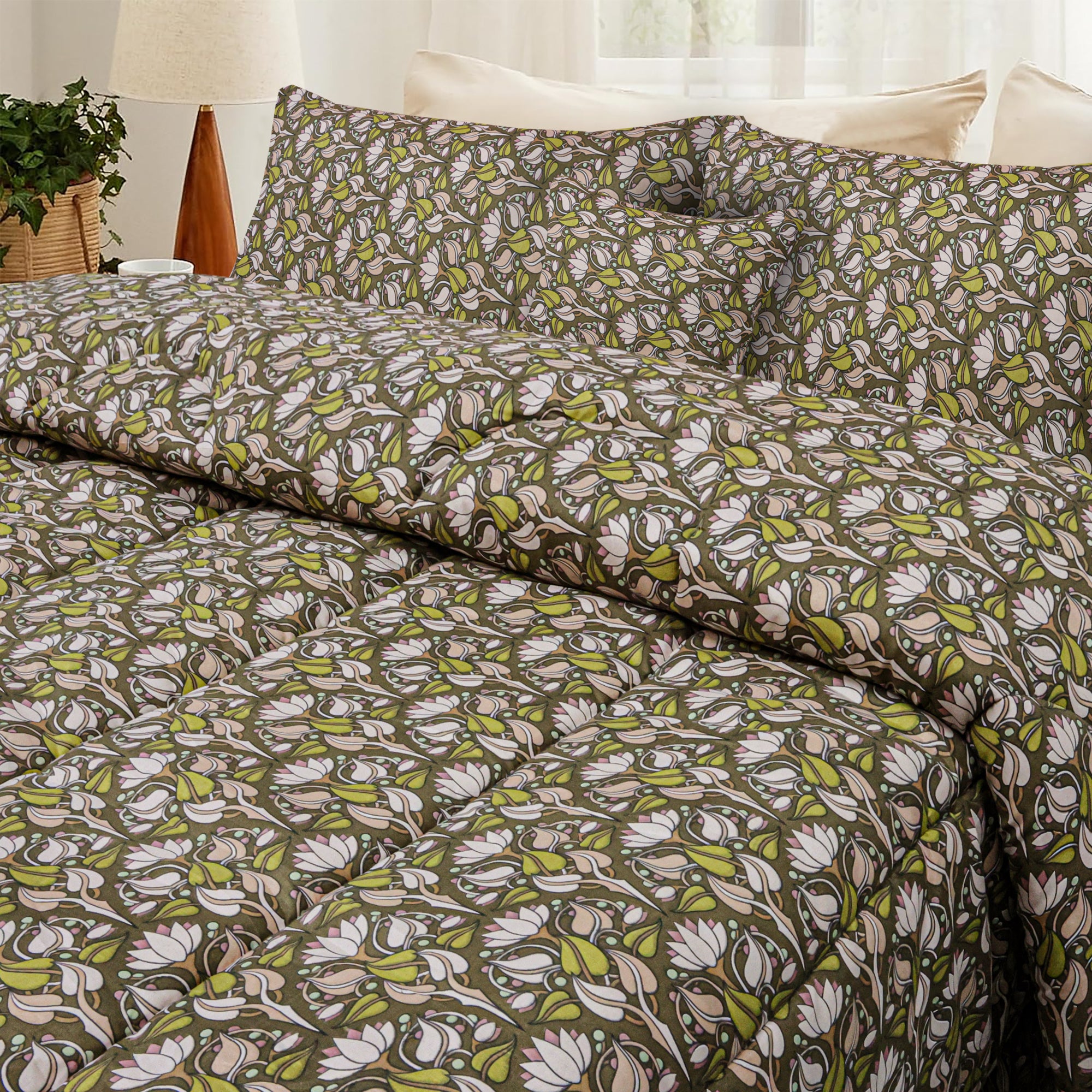 Paisley Floral 3 Piece Comforter Set