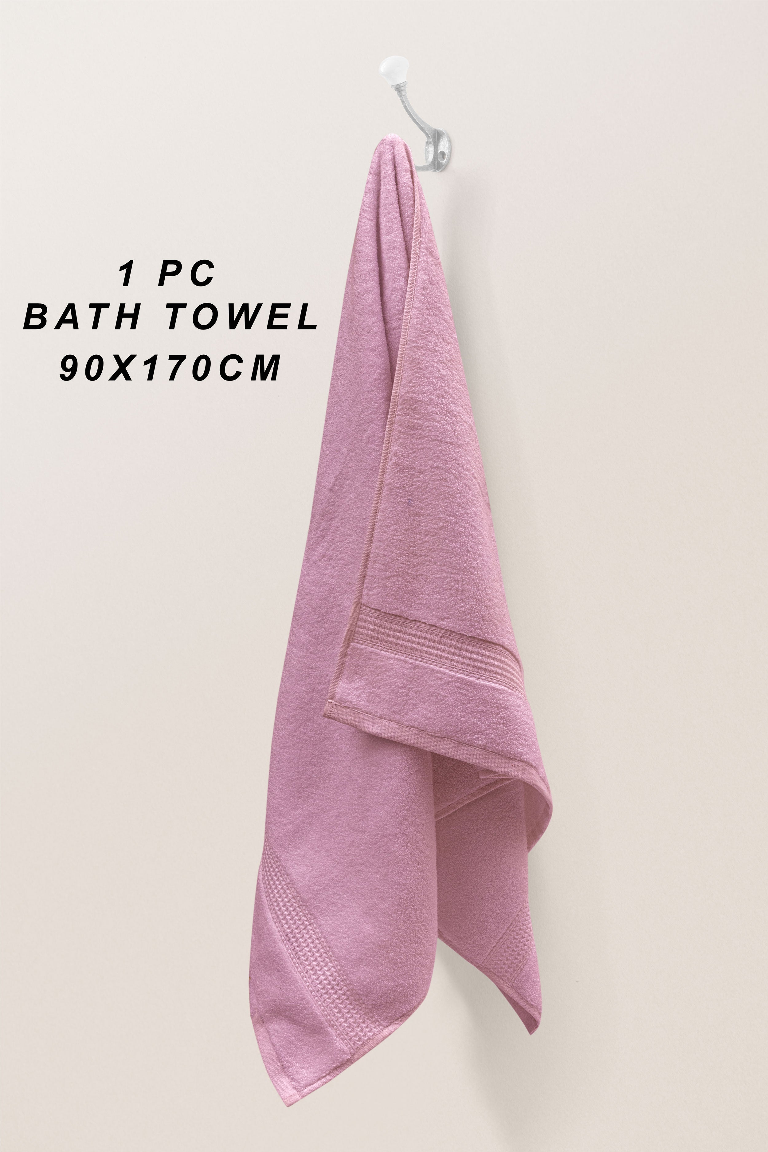 Luxury 100% Cotton Towel Pink