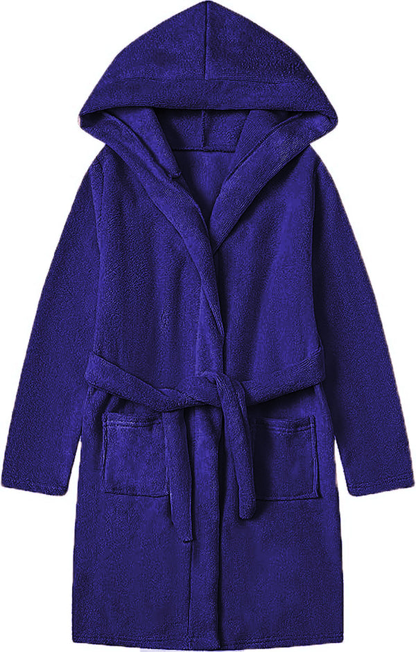 Kids Bathrobe| Blue color 100 % Combed cotton 400 GSM Terry