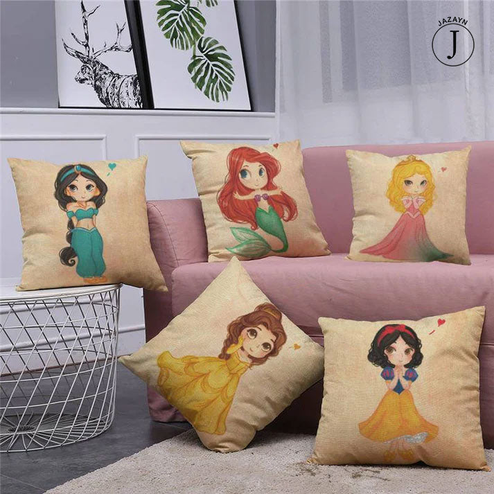 Disney Princess Cushion Covers (Pack of 5)