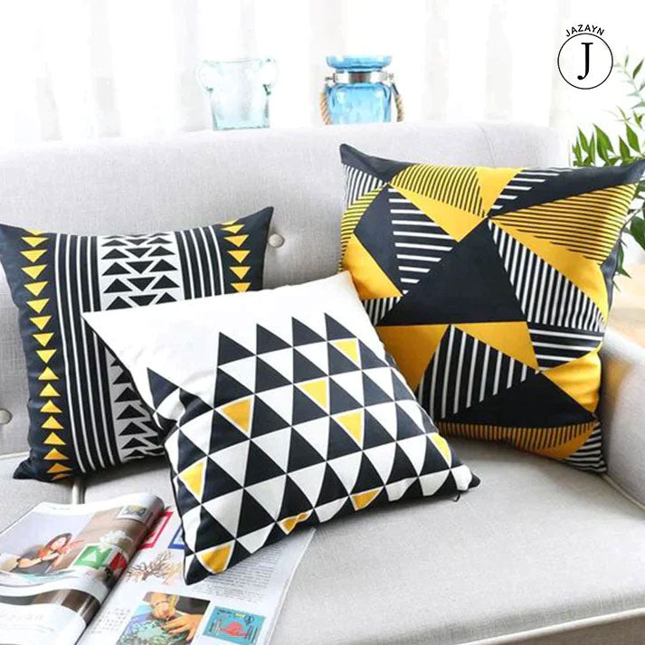 Tri-Fri Cushion Covers (Pack of 3)