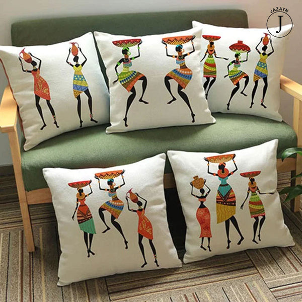 Dancing African Cushion Covers (Pack of 5)