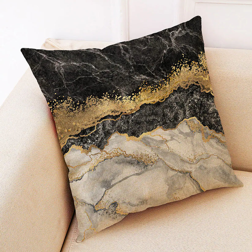 Marble Pattern Cushion Covers (Pack of 4)