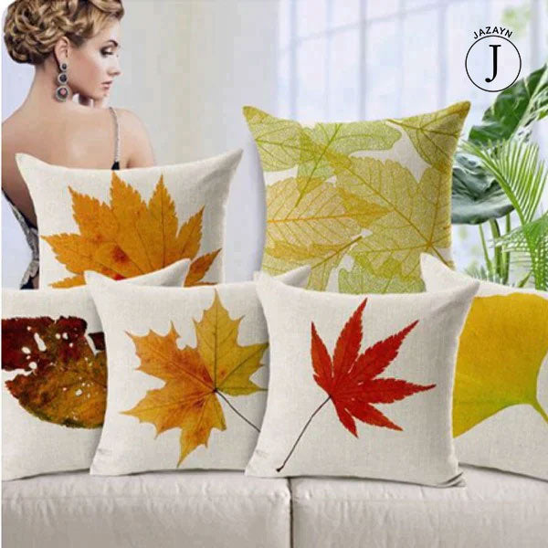 COLORFUL AUTUMN CUSHION COVERS (PACK OF 6)