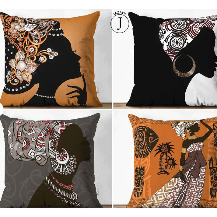 Black Beauty Cushion Cover (Pack of 4)