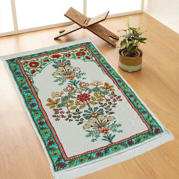 Velvet Prayer Mat Printed Jai Namaz Zink