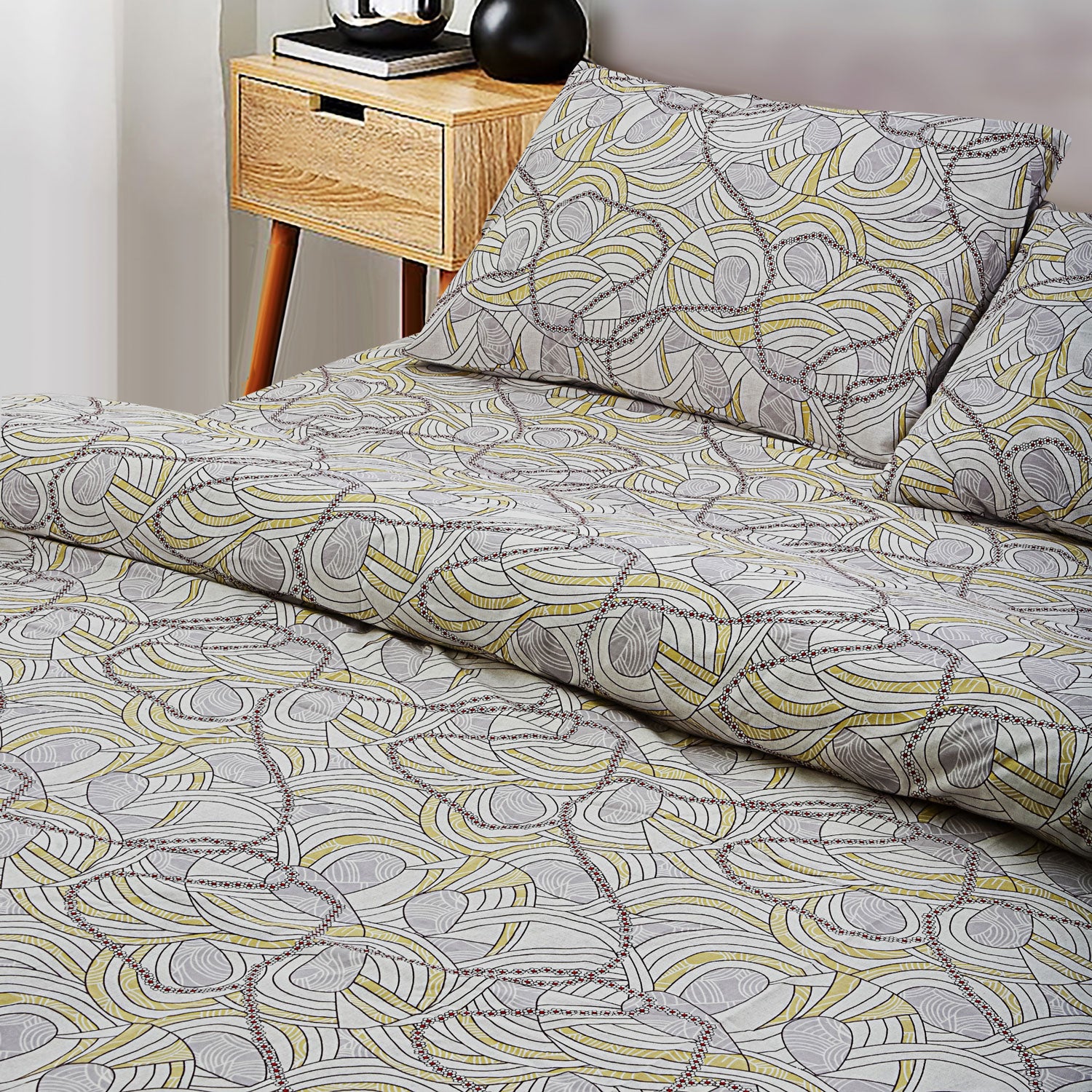 Cooper paisley Cotton Duvet Cover Set