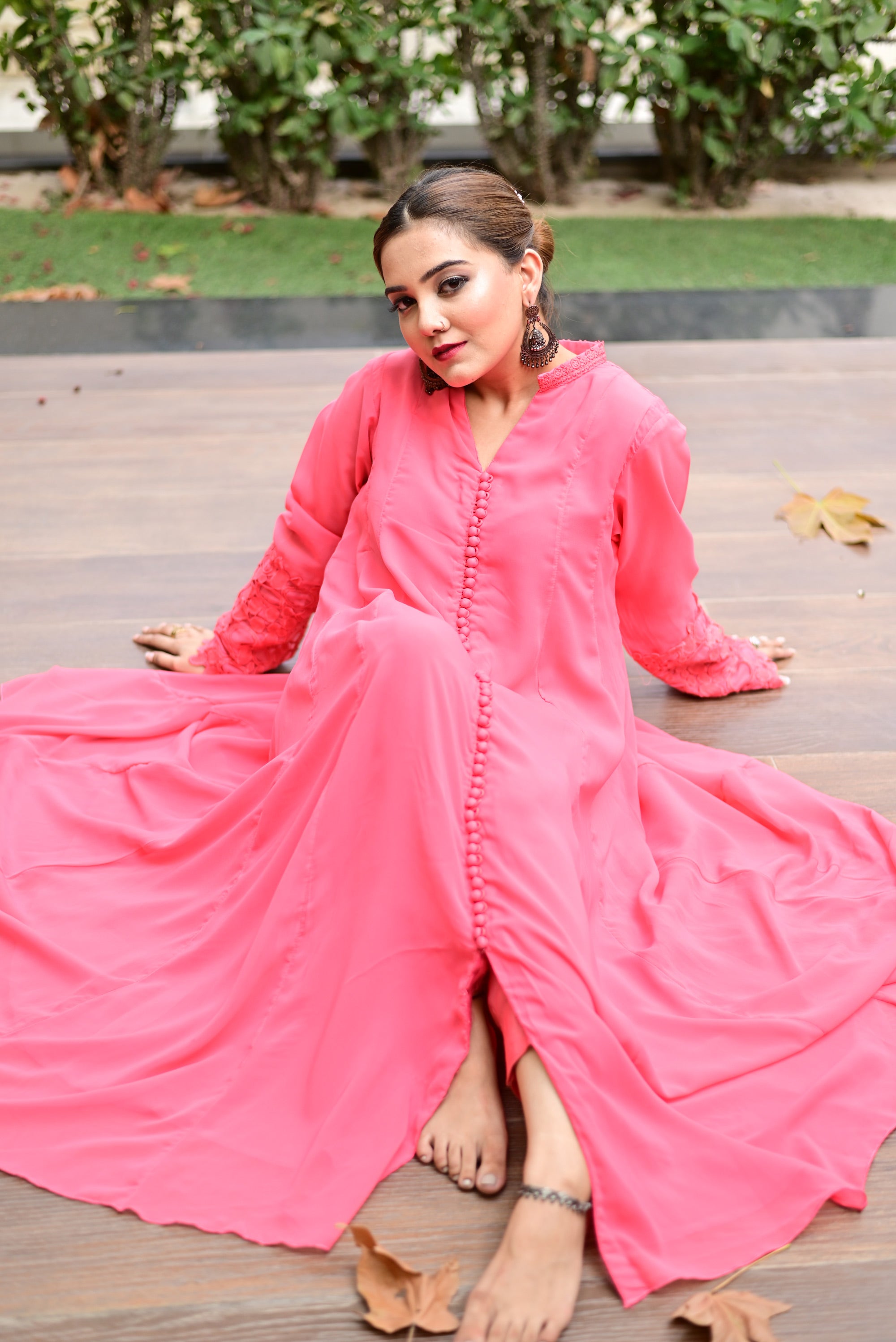 Azal Chiffon 3 Piece Set (Gul)