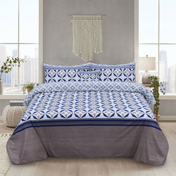 Alligo Microfiber Printed Flat Sheet Set