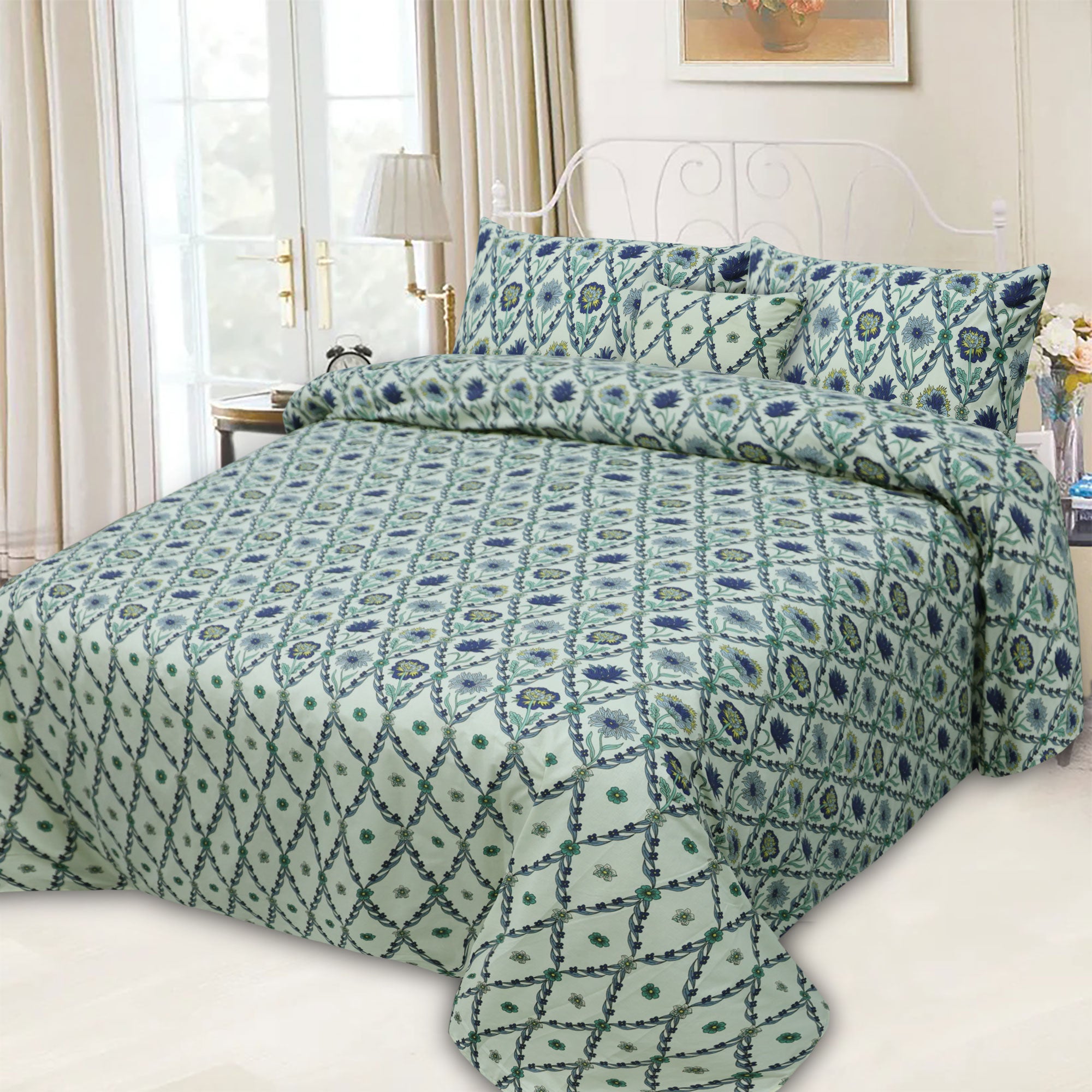 Casa Bonita Cotton 5Pcs Complete Bedding Set