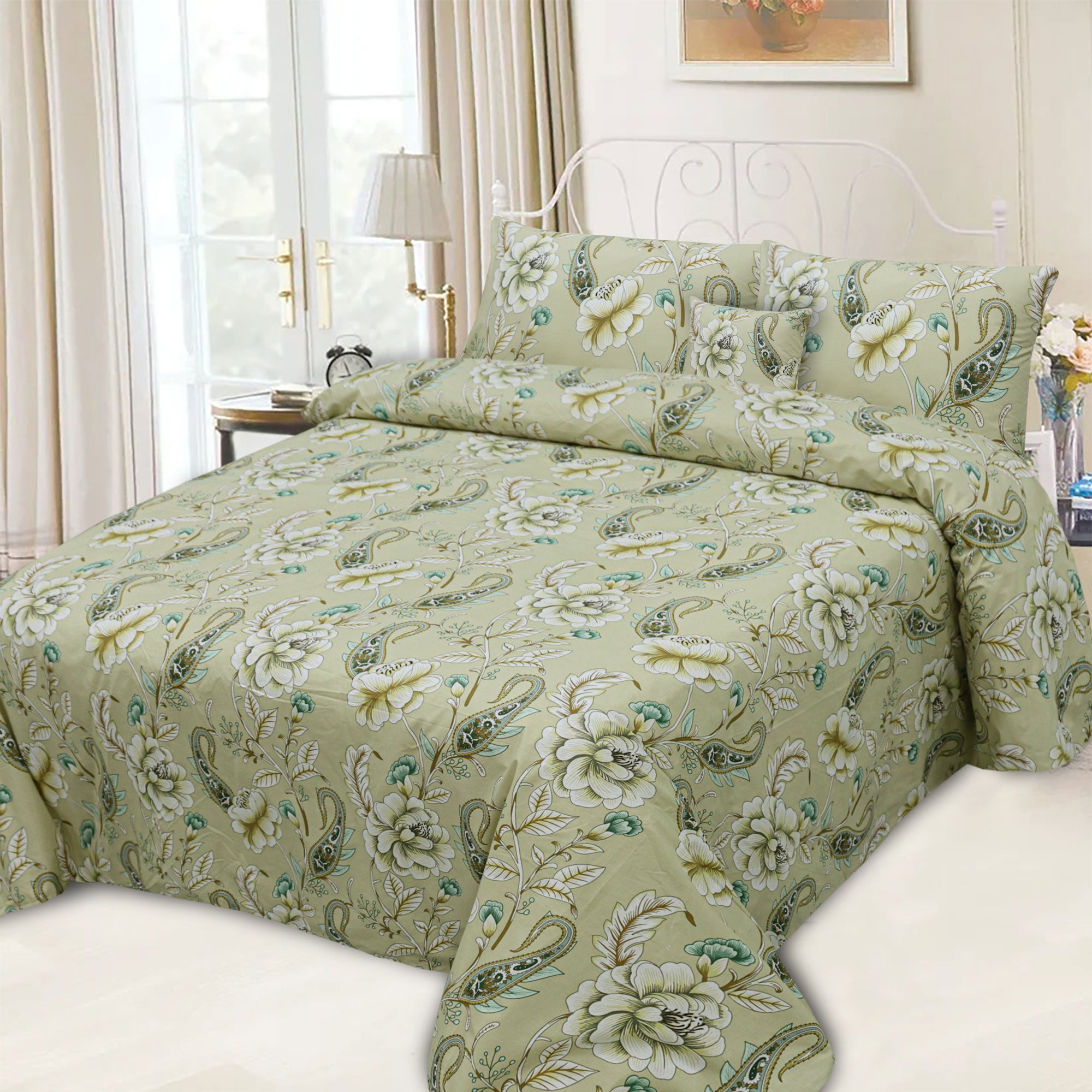 Gloria Cotton 5Pcs Complete Bedding Set