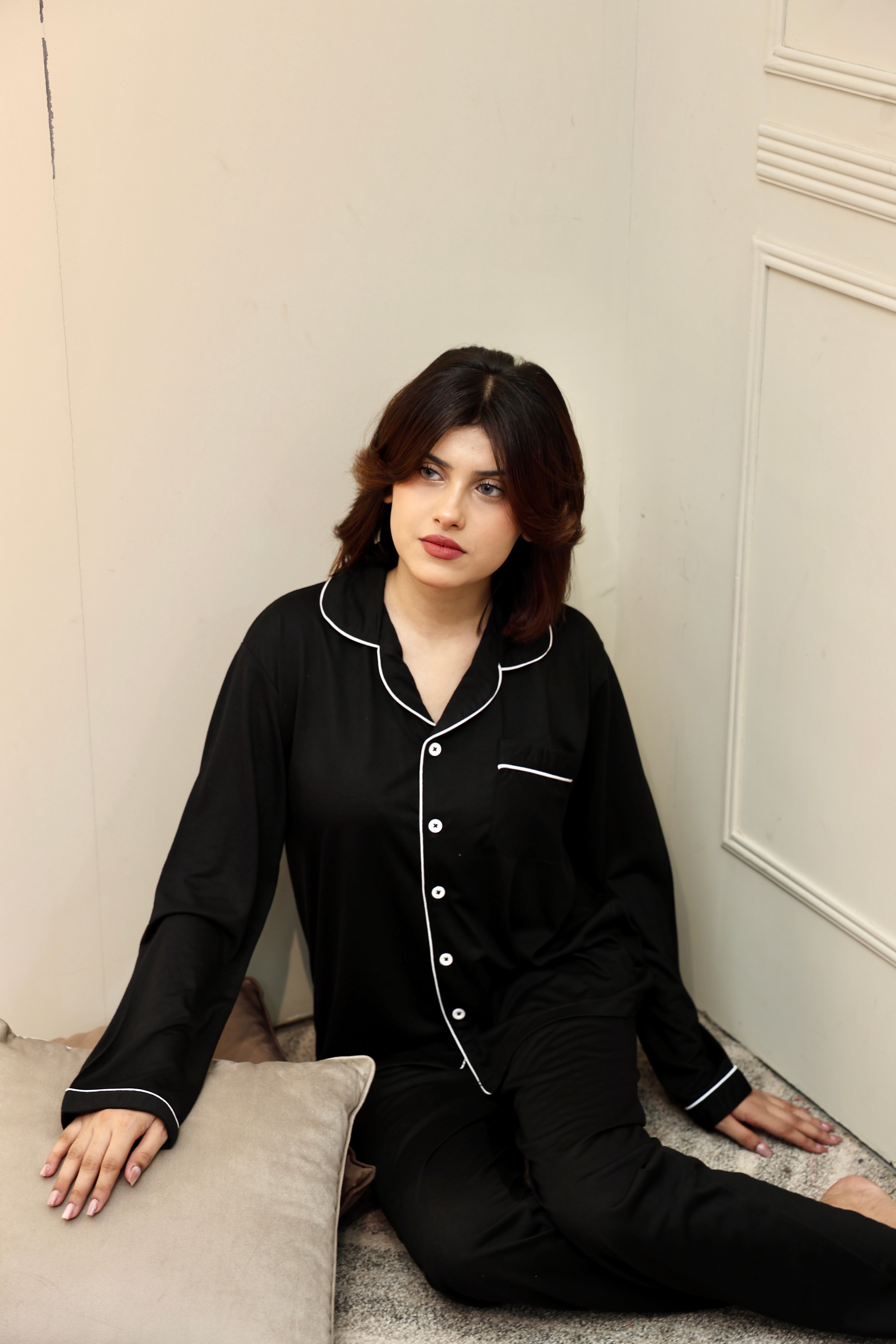 Sleepwear Dark Night Plain Dyed