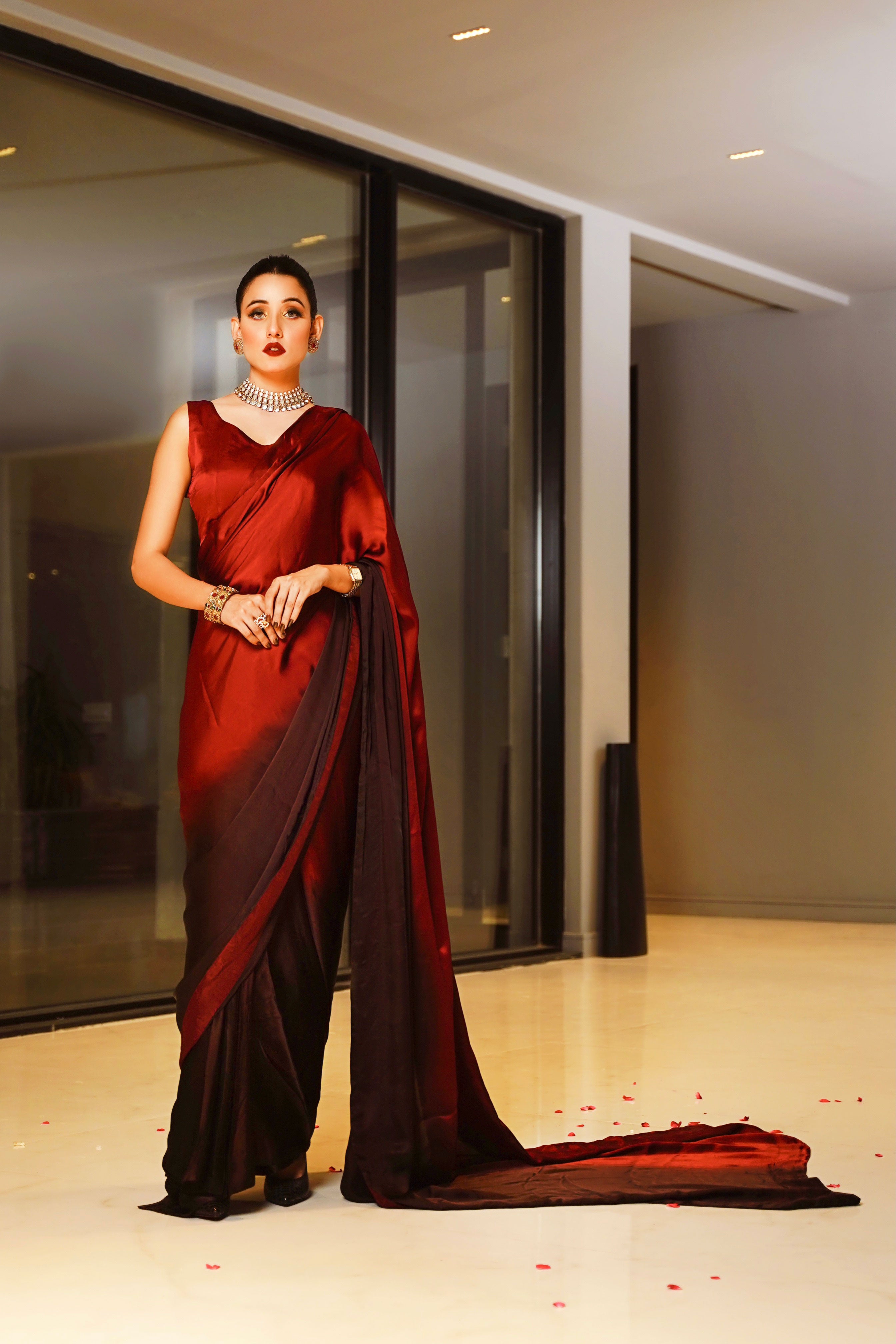 Ombree Silk Saree