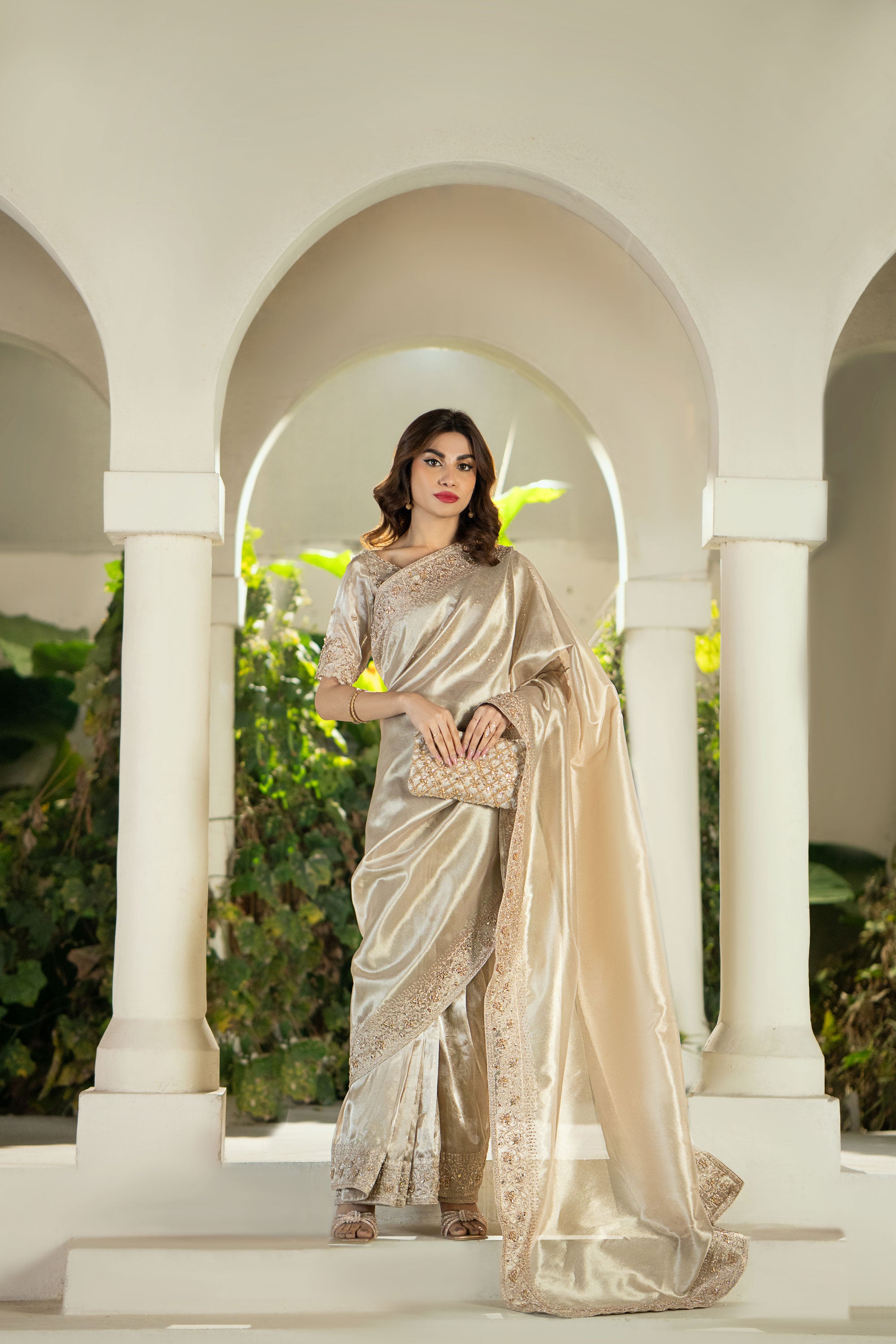 Gold Saree