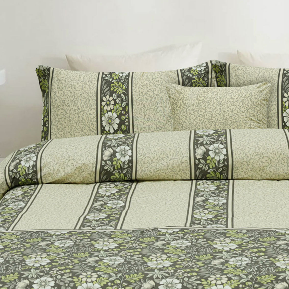 Petaline Cotton Printed Duvet Cover Set