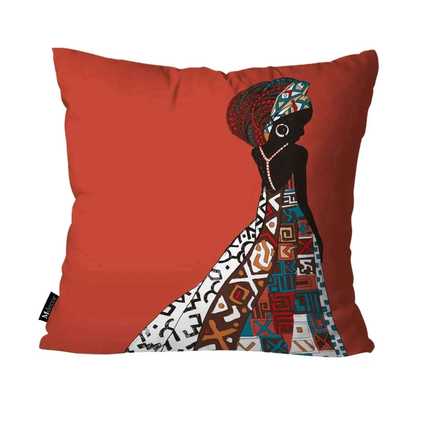 AFRICAN LADIES IN RED (PACK OF 3)