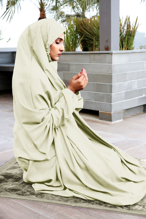 Off White Namaz Chaddar