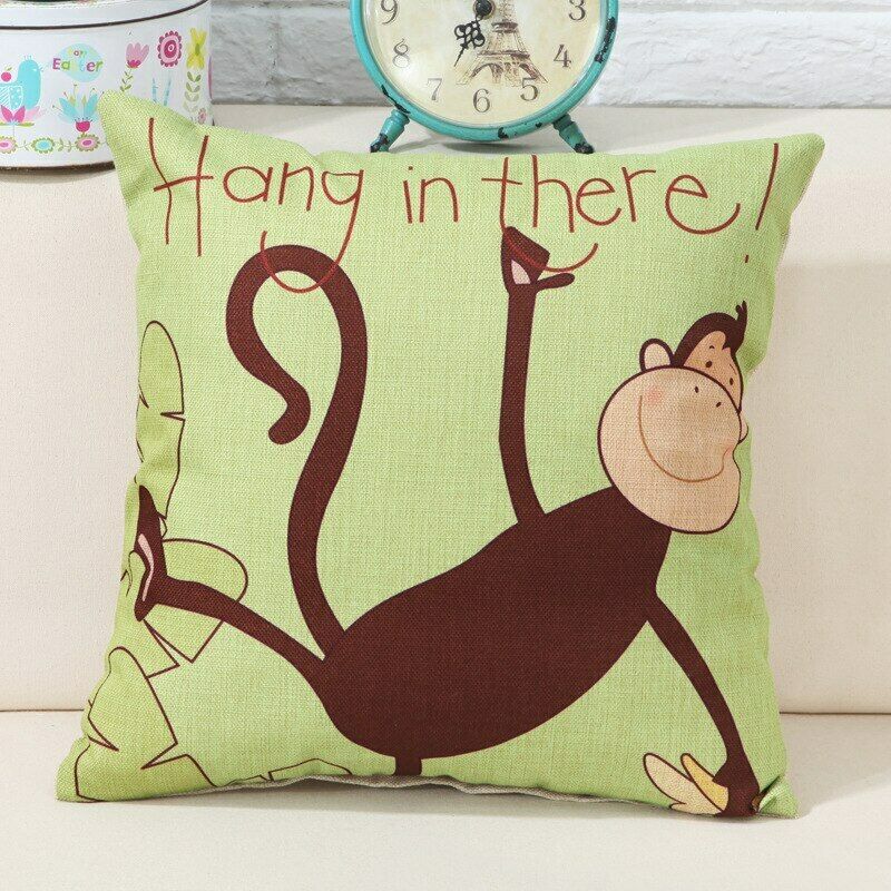 Cute Animals Cushion Covers (Pack of 6)