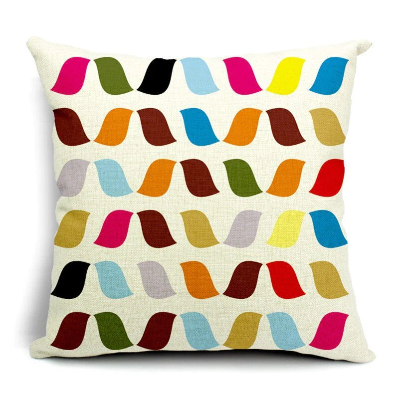 Colorful Geometry Cushion covers (Pack of 6)