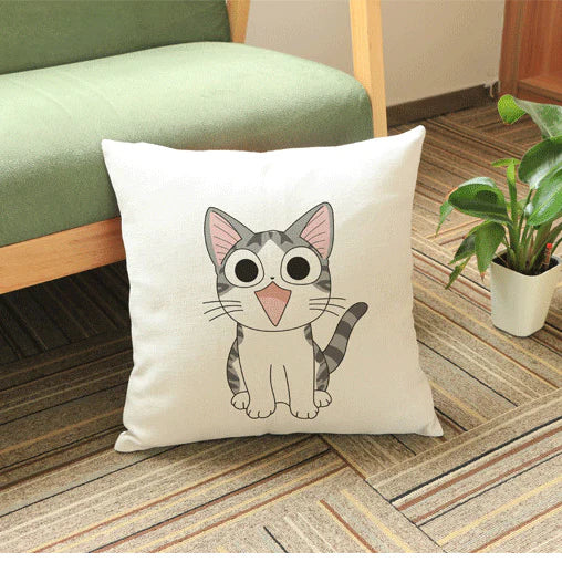 Cat Excitement Cushion Covers (Pack of 4)