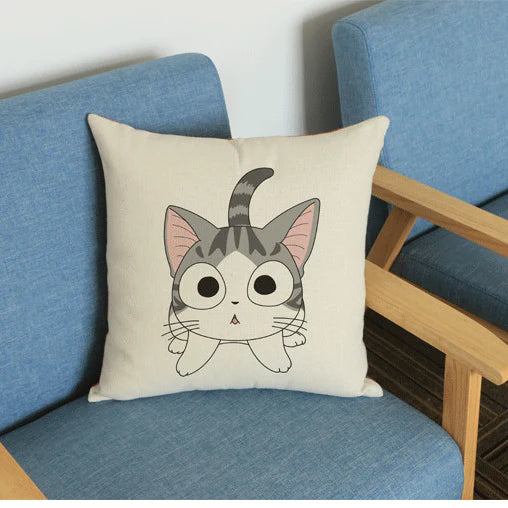 Cat Excitement Cushion Covers (Pack of 4)