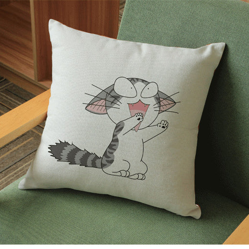 Cat Excitement Cushion Covers (Pack of 4)